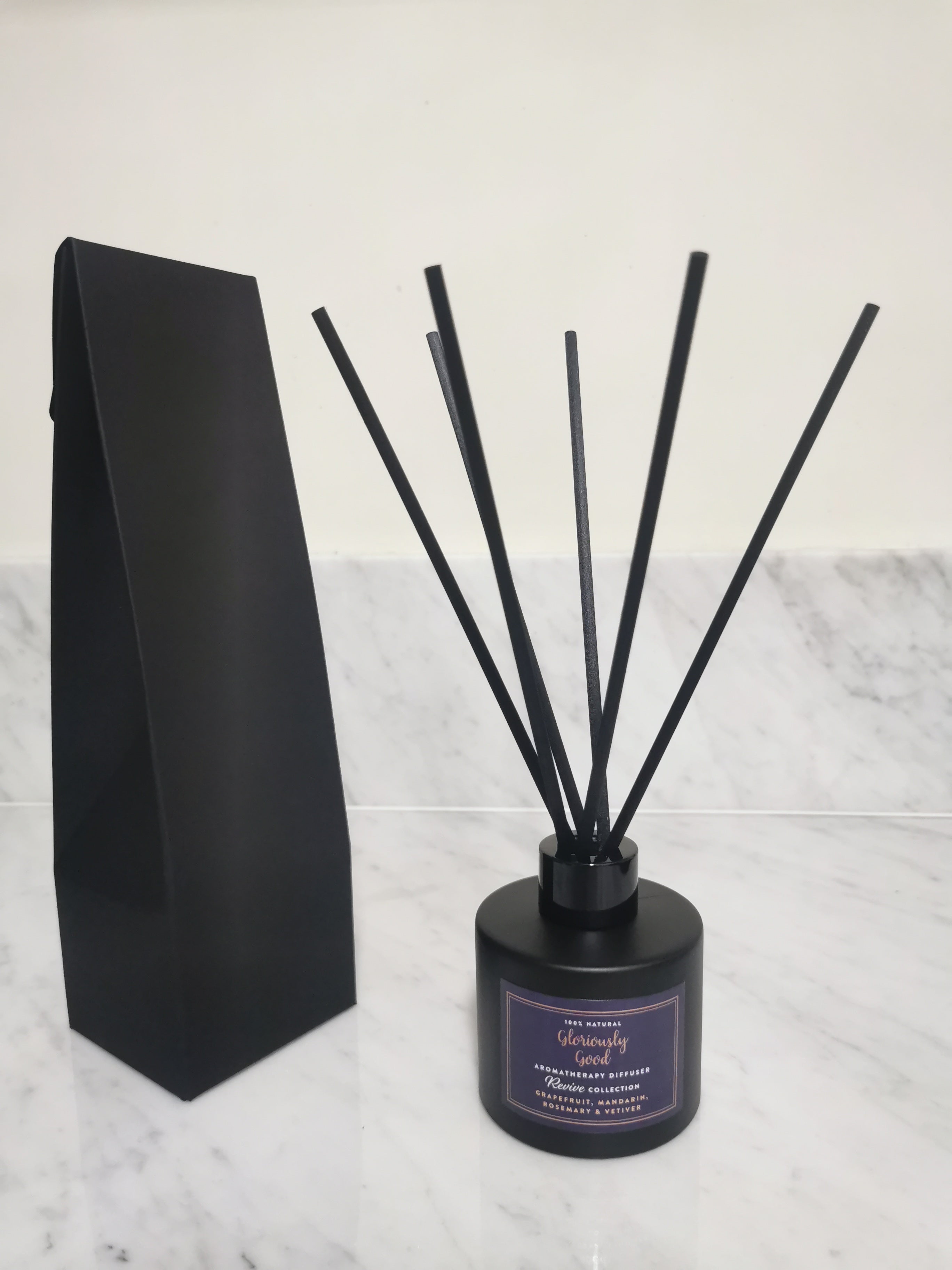 Doftpinnar – Grapefrukt, Mandarin, Rosmarin & Vetiver
