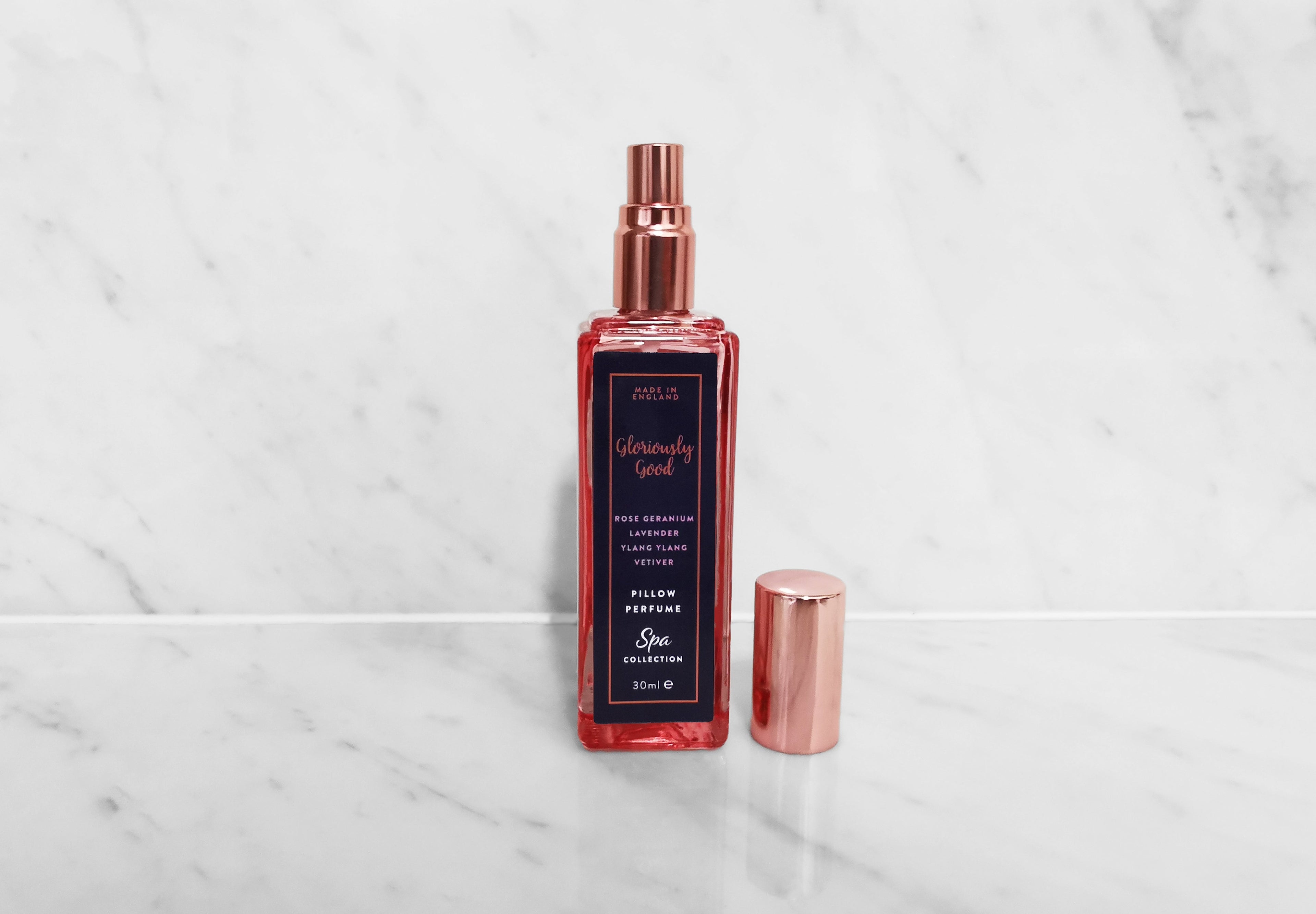 Rumsspray med Rosengeranium, Lavendel, Ylang Ylang & Vetiver – Naturlig spray för rogivande sömn