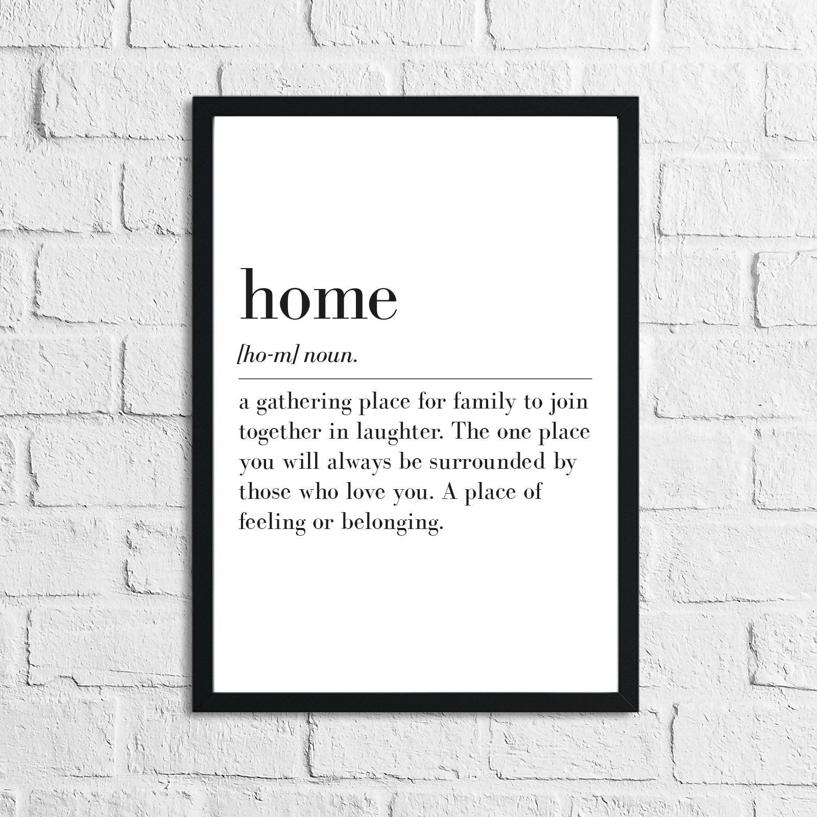 Home – Definition Poster för Heminredning