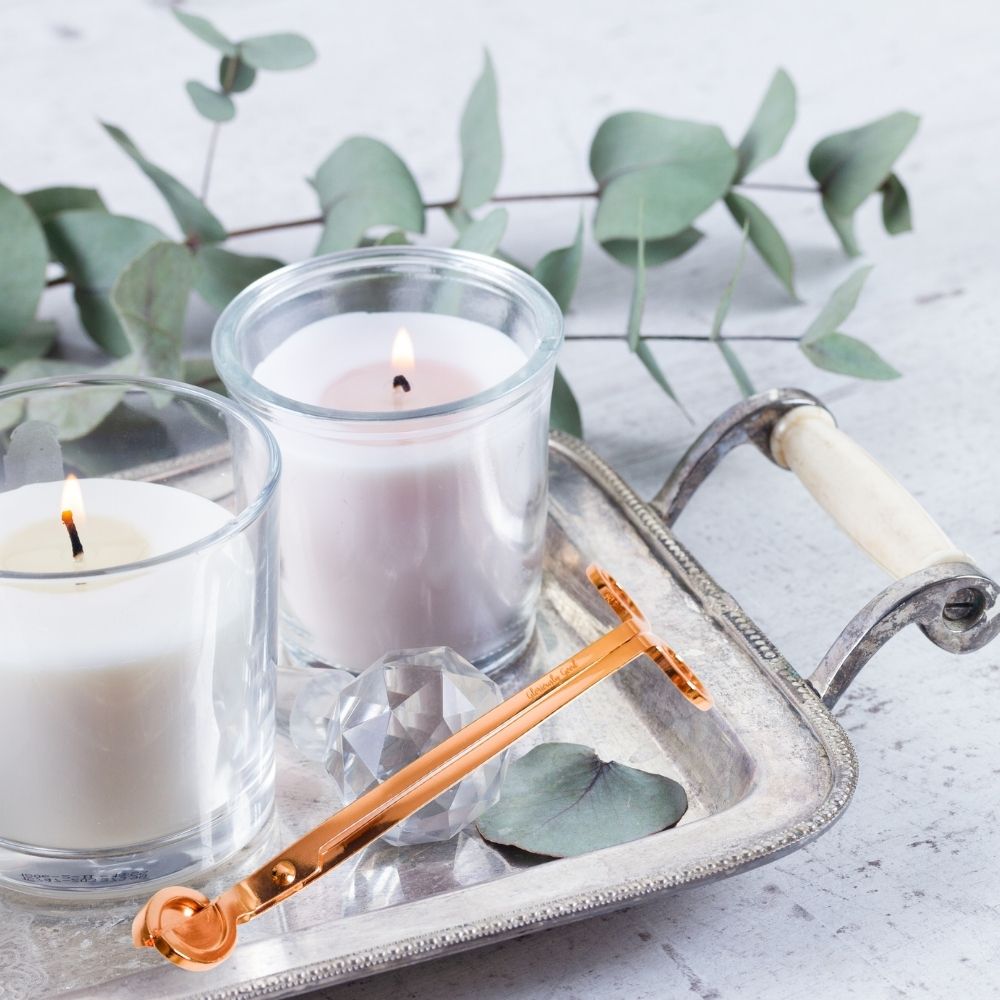 Roséguldfärgad Veke-trimmer