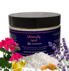 Body Scrub med Döda havssalt – Rosengeranium, Lavendel, Ylang Ylang & Vetiver